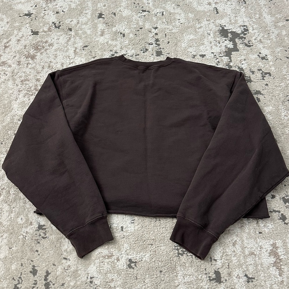 The Mayfair Group athletic club brown crewneck size large - Picture 2 of 3